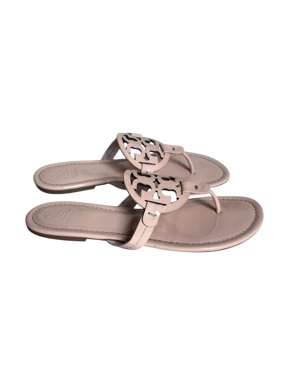 ✨Tory Burch Patent Leather Miller Sandals Women’s Size 9.5✨